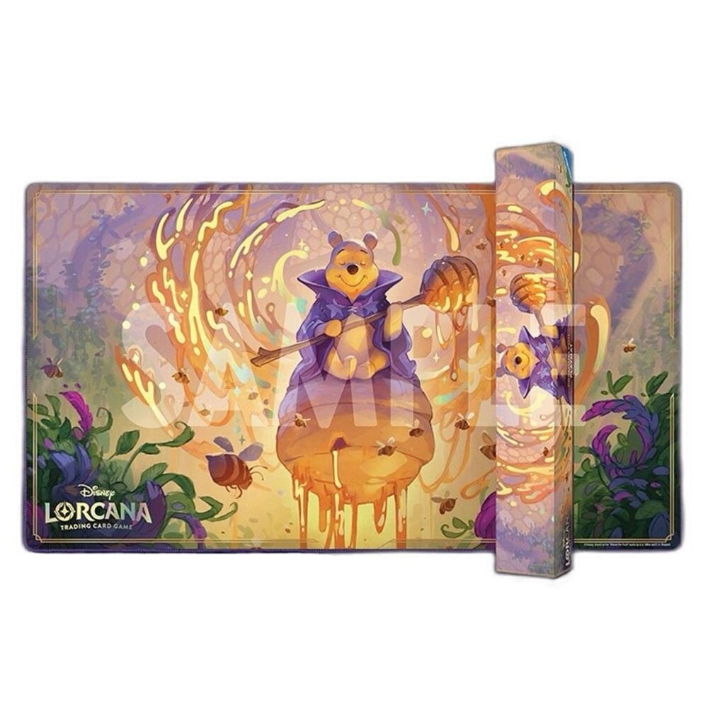 D23 Exclusive Lorcana Winnie The Pooh Hunny Wizard Premium Foil Playmat